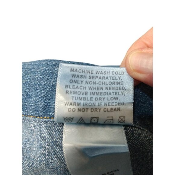 Decorated Originals Womens Large Denim Jacket With Embellished Detailing Size L - Picture 5 of 6